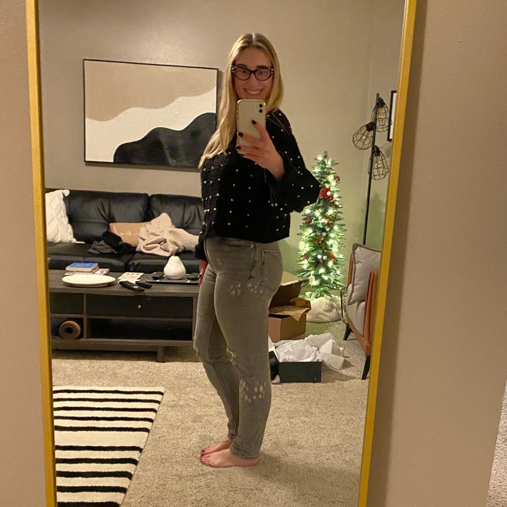 Express high rise girlfriend jean 00 (fits like 2) - Picture 9 of 11